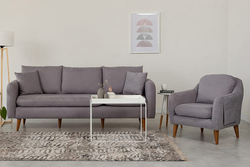 Sofiko Soffgrupp - Grå - Möbler - Soffa - Soffgrupp