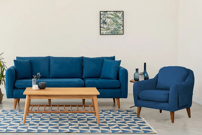 Sofiko Soffgrupp - Mörkblå - Möbler - Soffa - Soffgrupp