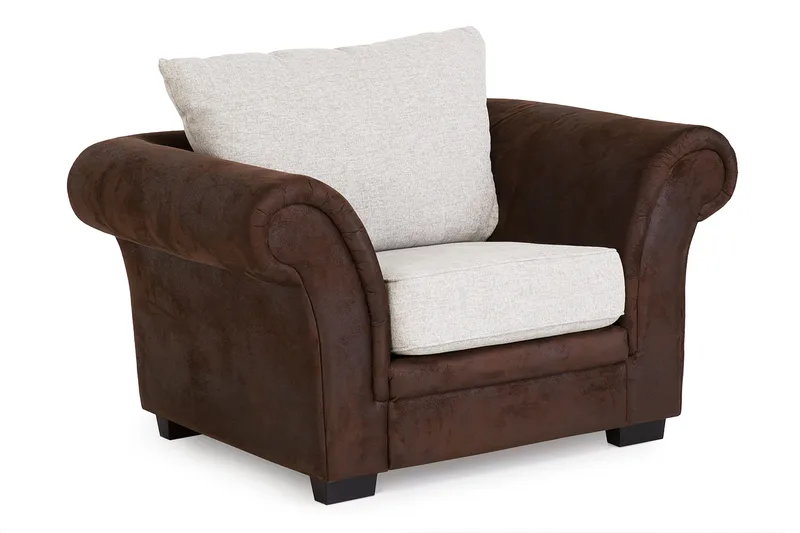 Toronto Soffgrupp 2-Sits+3-Sits+Fåtölj - Brun/Beige - Möbler - Soffa - Soffgrupp - Soffgrupp 3 2 1