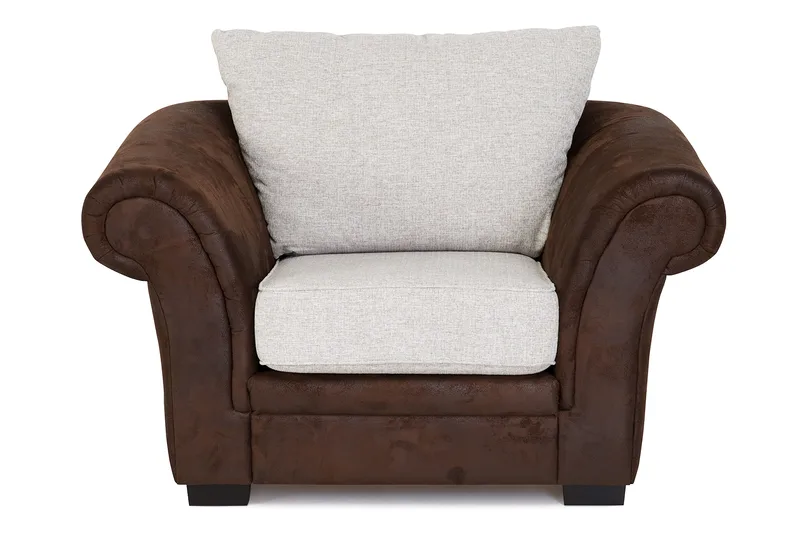 Toronto Soffgrupp 2-Sits+3-Sits+Fåtölj - Brun/Beige - Möbler - Soffa - Soffgrupp - Soffgrupp 3 2 1