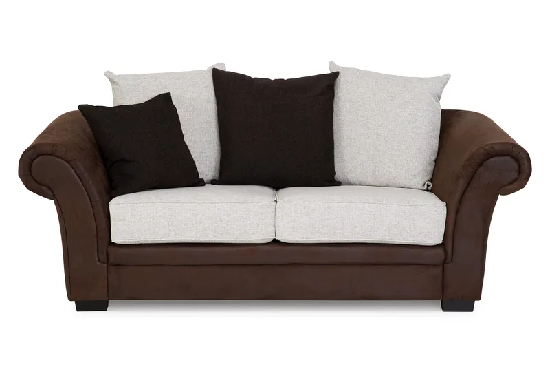 Toronto Soffgrupp 2-Sits+3-Sits+Fåtölj - Brun/Beige - Möbler - Soffa - Soffgrupp - Soffgrupp 3 2 1