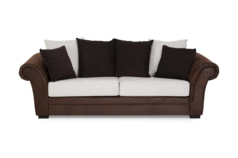 Toronto Soffgrupp 2-Sits+3-Sits+Fåtölj - Brun/Beige - Möbler - Soffa - Soffgrupp - Soffgrupp 3 2 1