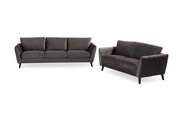 Trend Soffgrupp 3-sits + 2-sits Sammetssoffa