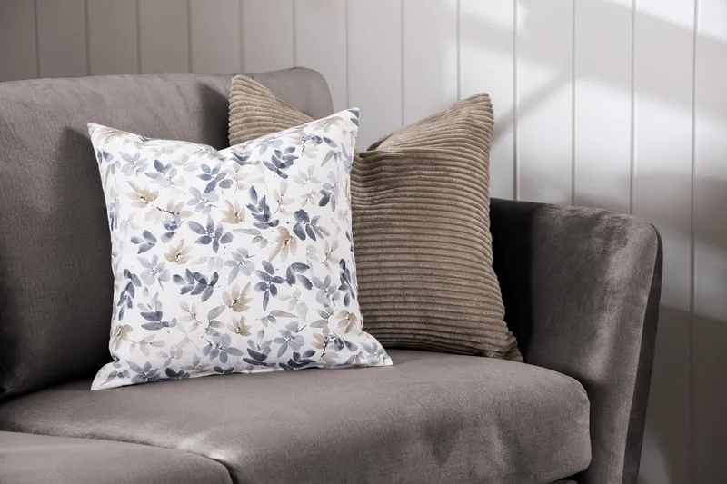 Trend Soffgrupp 3-sits + 2-sits Sammetssoffa - Mörkgrå - Möbler - Soffa - Soffgrupp