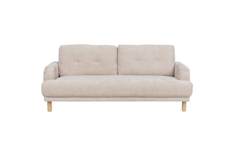 Soffgrupp Tuve Beige/ljust trä, Bouclé - Beige/ljust trä, Bouclé - Möbler - Soffa - Soffgrupp