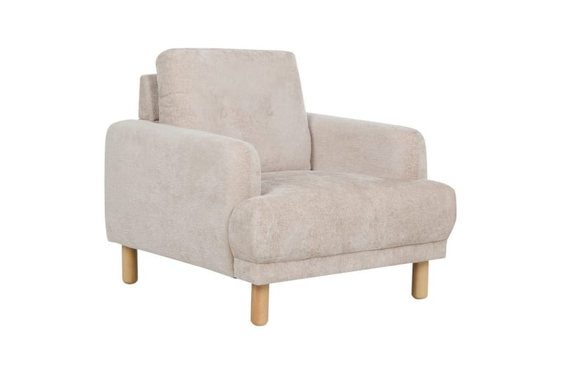 Soffgrupp Tuve Beige/ljust trä, Bouclé - Beige/ljust trä, Bouclé - Möbler - Soffa - Soffgrupp