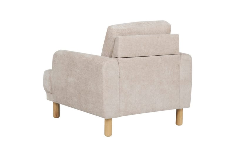 Soffgrupp Tuve Beige/ljust trä, Bouclé - Beige/ljust trä, Bouclé - Möbler - Soffa - Soffgrupp