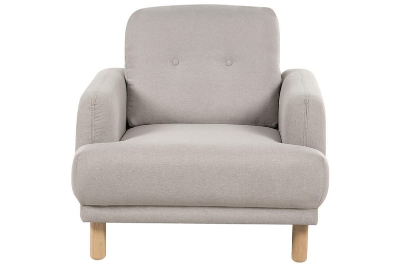 Soffgrupp Tuve Beige/ljust trä, Polyester - Beige/ljust trä, Polyester - Möbler - Soffa - Soffgrupp