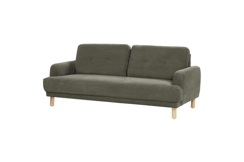 Soffgrupp Tuve Grönt/ljust trä, Manchestertyg - Grönt/ljust trä, Manchestertyg - Möbler - Soffa - Soffgrupp
