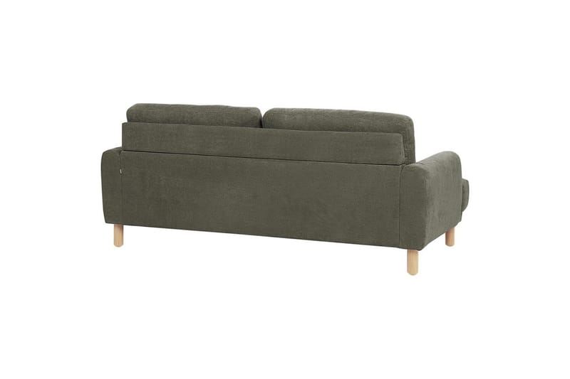 Soffgrupp Tuve Grönt/ljust trä, Manchestertyg - Grönt/ljust trä, Manchestertyg - Möbler - Soffa - Soffgrupp