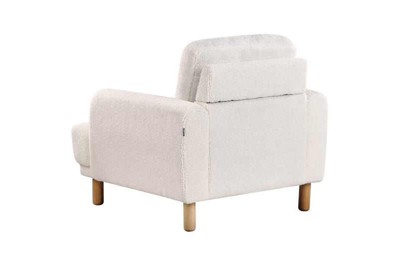 Soffgrupp Tuve Vit/ljust trä, Bouclé - Vit/ljust trä, Bouclé - Möbler - Soffa - Soffgrupp