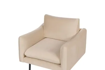 Soffgrupp Vinterbro Beige/svart, Sammet - Beige - Möbler - Soffa - Soffgrupp