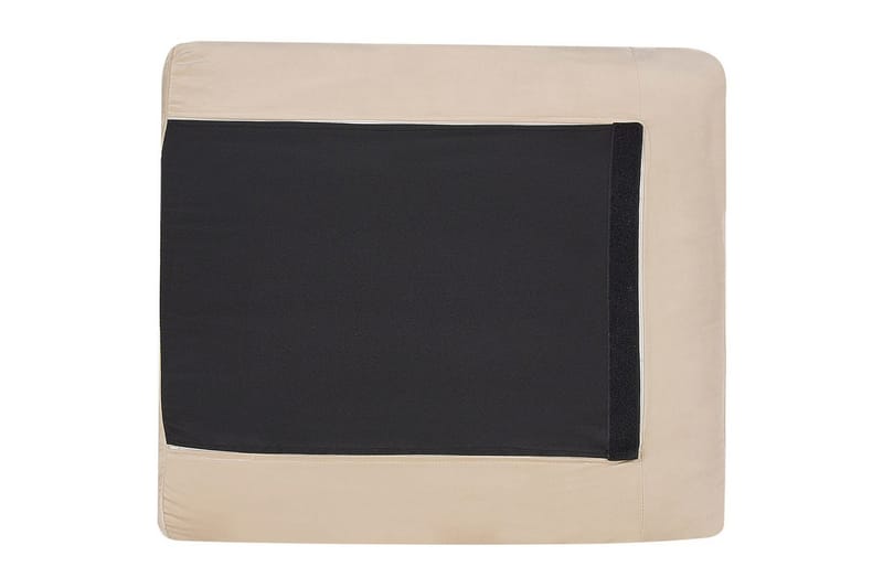 Soffgrupp Vinterbro Beige/svart, Sammet - Beige/svart, Sammet - Möbler - Soffa - Soffgrupp