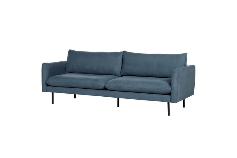 Soffgrupp Vinterbro Blå/Svart, Chenille - Blå/Svart, Chenille - Möbler - Soffa - Soffgrupp