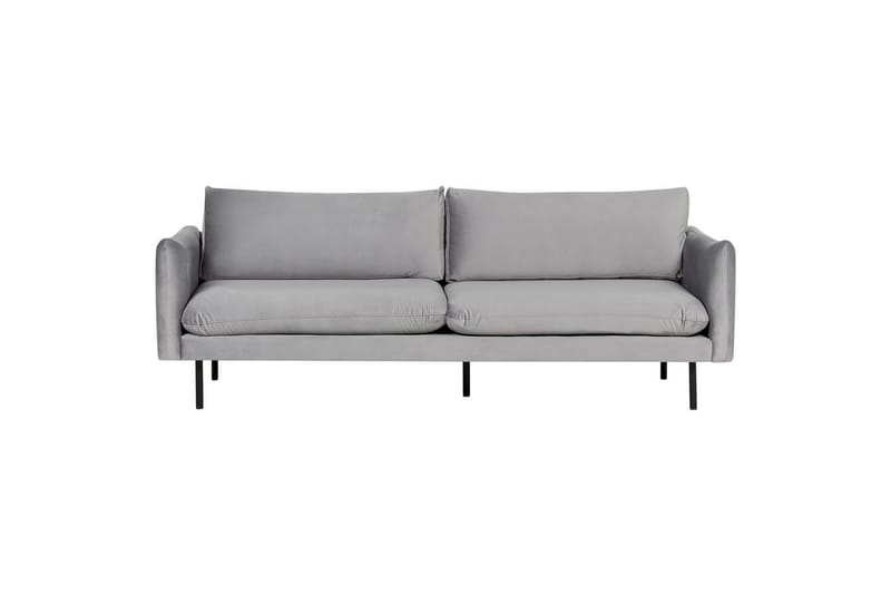 Soffgrupp Vinterbro Grå/svart, Sammet - Grå/svart, Sammet - Möbler - Soffa - Soffgrupp