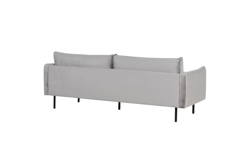 Soffgrupp Vinterbro Grå/svart, Sammet - Grå/svart, Sammet - Möbler - Soffa - Soffgrupp