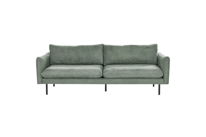 Soffgrupp Vinterbro Grön/Svart, Polyester - Grön/Svart, Polyester - Möbler - Soffa - Soffgrupp