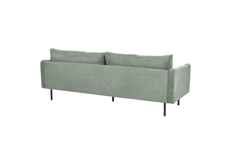 Soffgrupp Vinterbro Grön/Svart, Polyester - Grön/Svart, Polyester - Möbler - Soffa - Soffgrupp