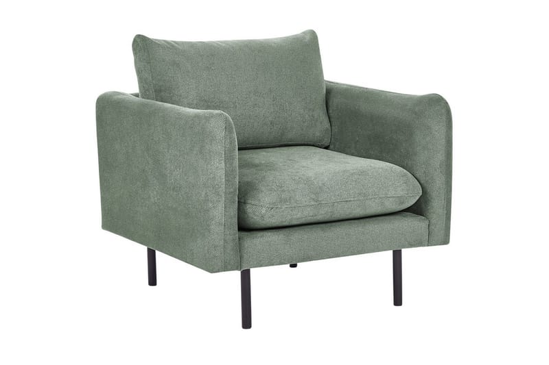 Soffgrupp Vinterbro Grön/Svart, Polyester - Grön/Svart, Polyester - Möbler - Soffa - Soffgrupp