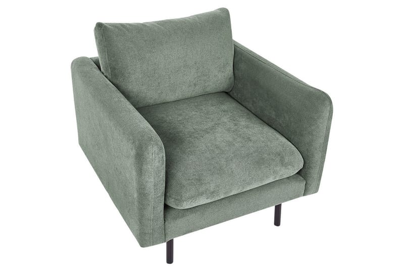 Soffgrupp Vinterbro Grön/Svart, Polyester - Grön/Svart, Polyester - Möbler - Soffa - Soffgrupp