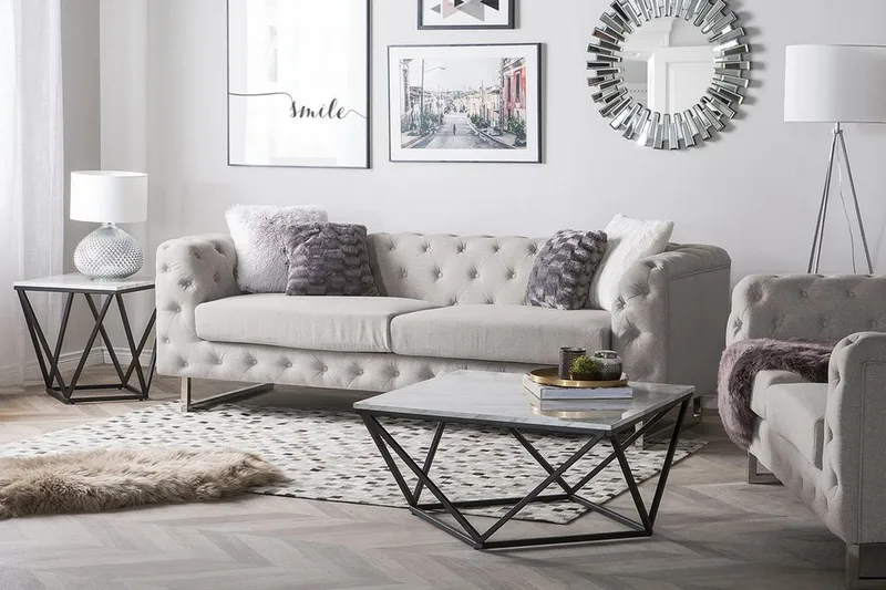 Vissland Soffgrupp 2-Sits+3-Sits - Beige - Möbler - Soffa - Soffgrupp