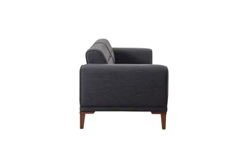 Wyong Soffgrupp 3-sits Soffa + Fåtölj - Antracit - Möbler - Soffa - Soffgrupp