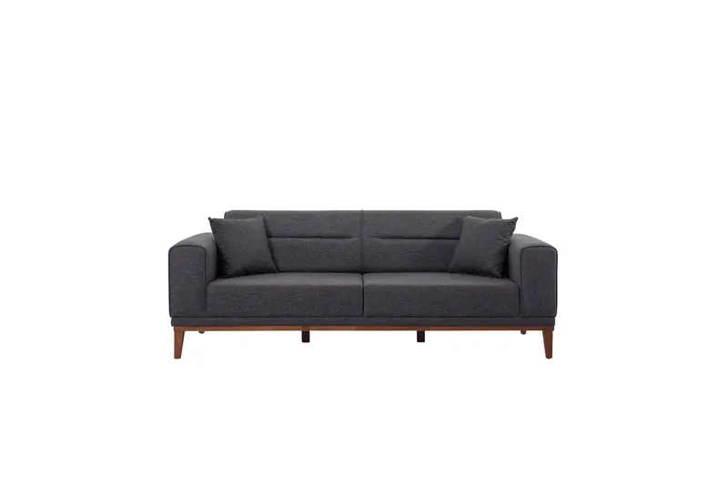 Wyong Soffgrupp 3-sits Soffa + Fåtölj - Antracit - Möbler - Soffa - Soffgrupp