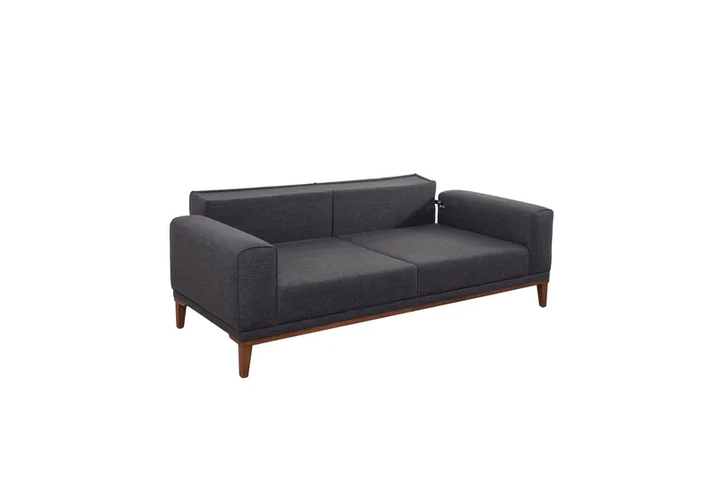 Wyong Soffgrupp 3-sits Soffa + Fåtölj - Antracit - Möbler - Soffa - Soffgrupp