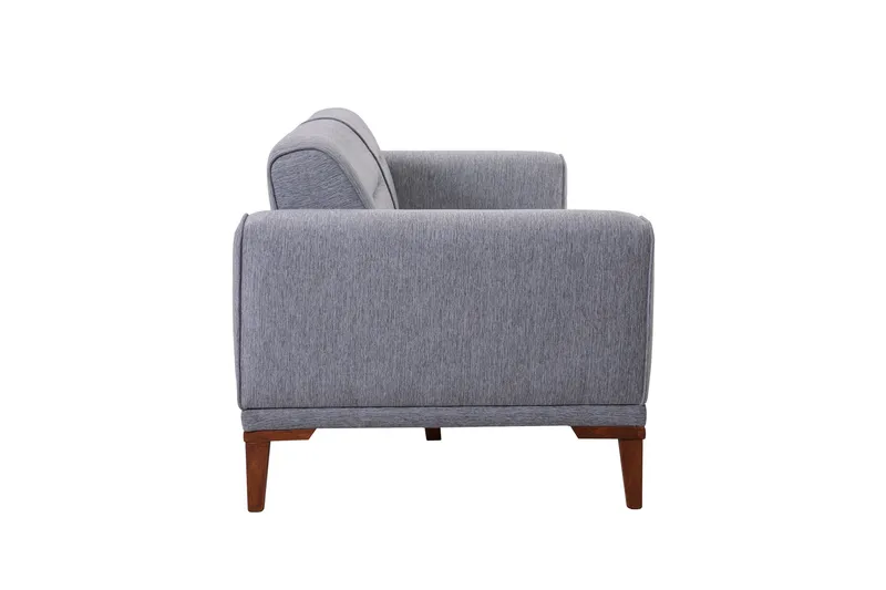 Wyong Soffgrupp 3-sits Soffa + Fåtölj - Grå - Möbler - Soffa - Soffgrupp