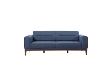 Wyong Soffgrupp 3-sits Soffa + Fåtölj - Mörkblå - Möbler - Soffa - Soffgrupp