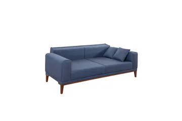 Wyong Soffgrupp 3-sits Soffa + Fåtölj - Mörkblå - Möbler - Soffa - Soffgrupp