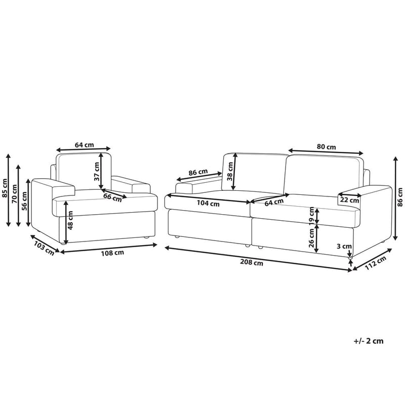 Soffset Alla - Beige - Möbler - Soffa - Soffgrupp - Howard soffgrupp