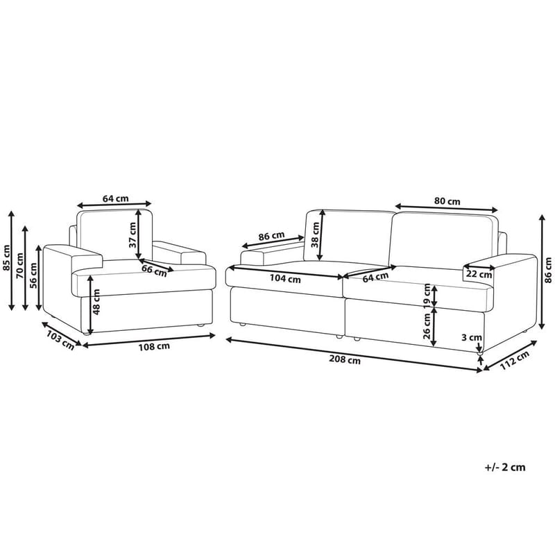 Soffset Alla - Beige - Möbler - Soffa - Soffgrupp - Howard soffgrupp