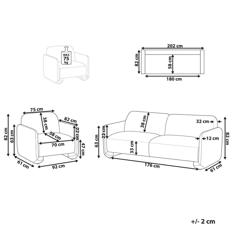 Soffset Saland - Vit - Möbler - Soffa - Soffgrupp