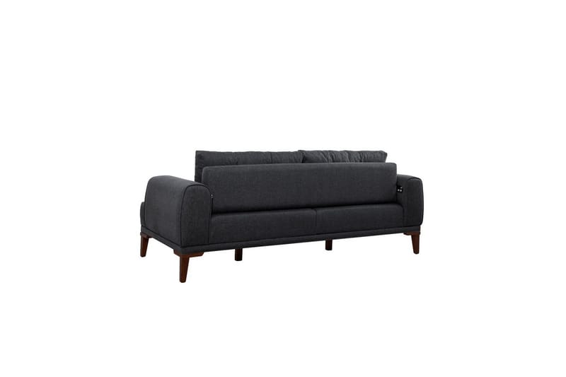 Soffset Valsot Antracit / Valnöt - Antracit / Valnöt - Möbler - Soffa - Soffgrupp