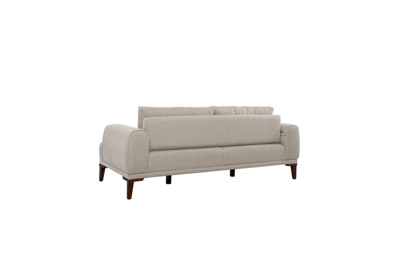 Soffset Valsot Gräddfärgad / Valnöt - Gräddfärgad / Valnöt - Möbler - Soffa - Soffgrupp