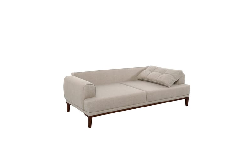 Soffset Valsot Gräddfärgad / Valnöt - Gräddfärgad / Valnöt - Möbler - Soffa - Soffgrupp