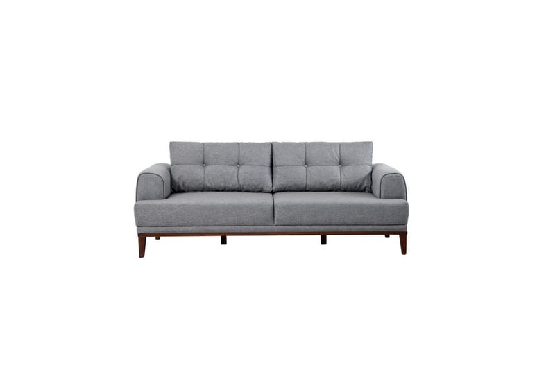 Soffset Valsot Grå / Valnöt - Grå / Valnöt - Möbler - Soffa - Soffgrupp