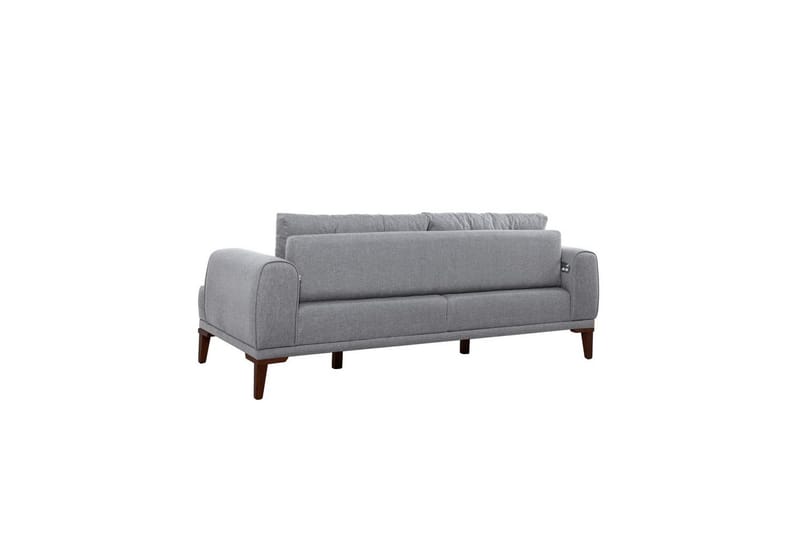 Soffset Valsot Grå / Valnöt - Grå / Valnöt - Möbler - Soffa - Soffgrupp