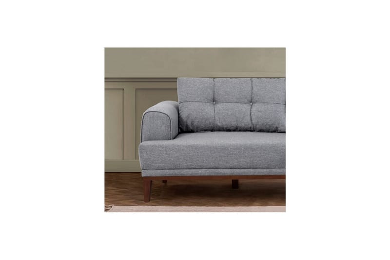 Soffset Valsot Grå / Valnöt - Grå / Valnöt - Möbler - Soffa - Soffgrupp