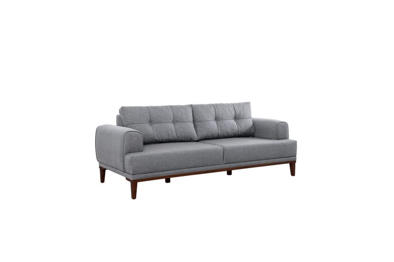 Soffset Valsot Grå / Valnöt - Grå / Valnöt - Möbler - Soffa - Soffgrupp