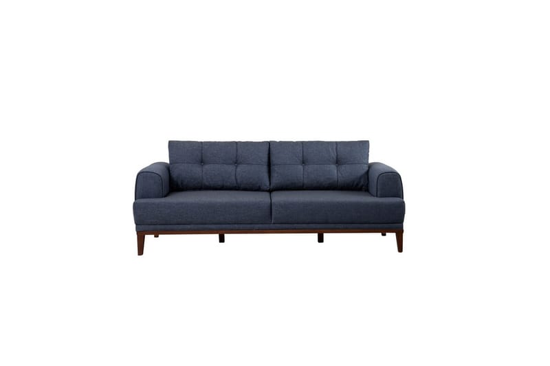 Soffset Valsot Mörkblå / Valnöt - Mörkblå / Valnöt - Möbler - Soffa - Soffgrupp