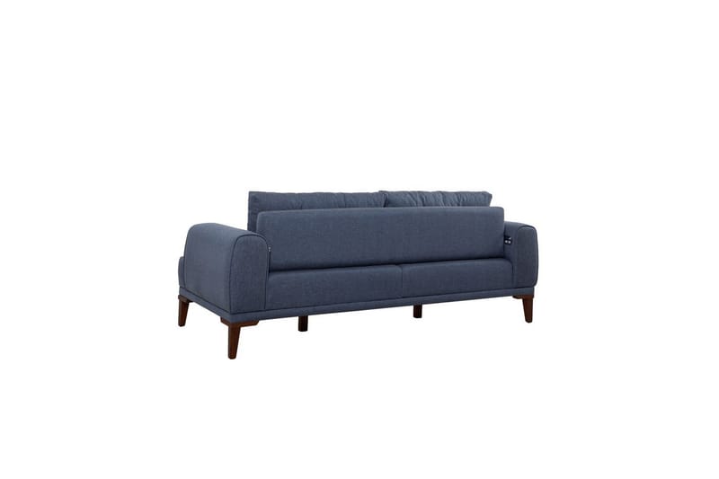 Soffset Valsot Mörkblå / Valnöt - Mörkblå / Valnöt - Möbler - Soffa - Soffgrupp