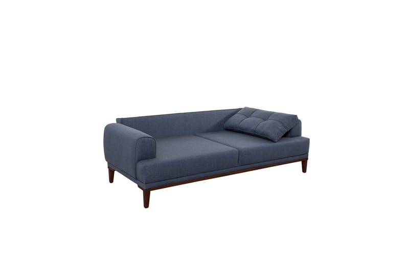 Soffset Valsot Mörkblå / Valnöt - Mörkblå / Valnöt - Möbler - Soffa - Soffgrupp
