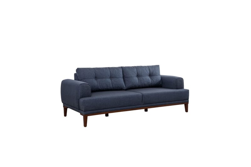 Soffset Valsot Mörkblå / Valnöt - Mörkblå / Valnöt - Möbler - Soffa - Soffgrupp