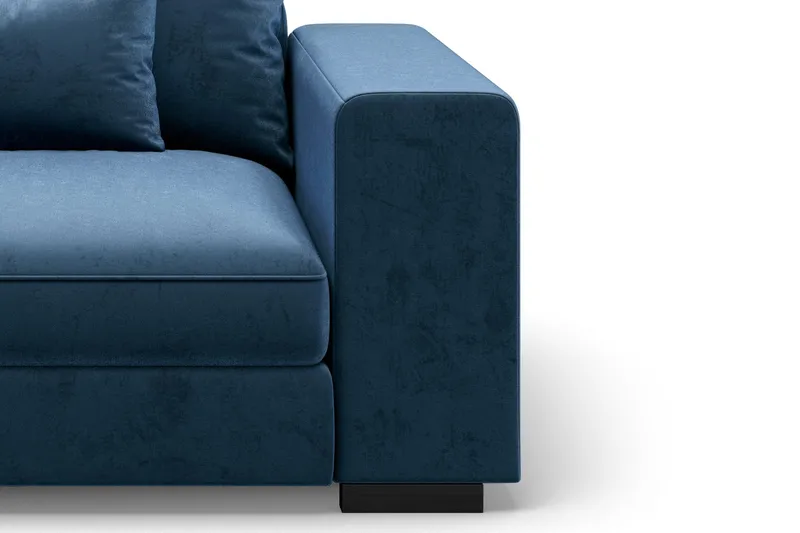 Dubai Armstöd Höger Sammet - Blå - Möbler - Soffa - Sofftillbehör