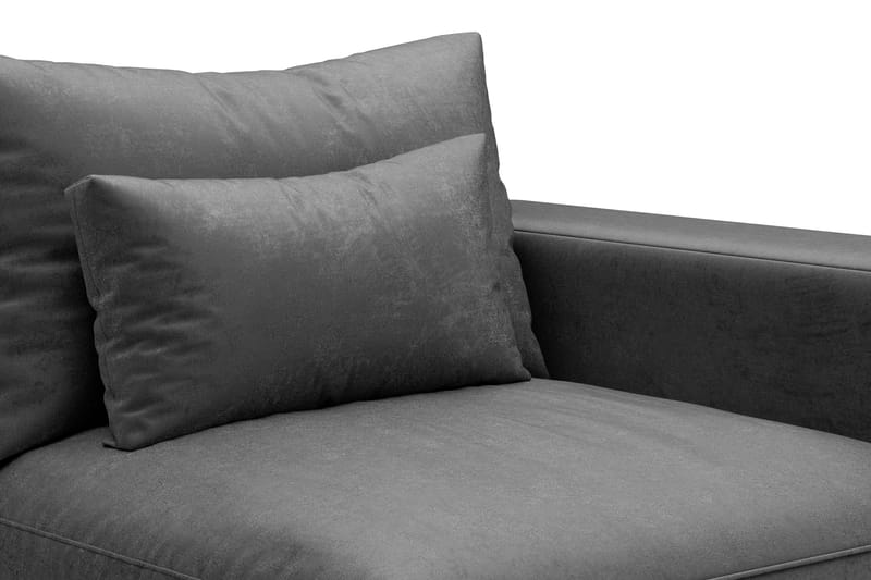 Dubai Armstöd Höger Sammet - Mörkgrå - Möbler - Soffa - Modulsoffor - Övriga moduler till modulsoffa