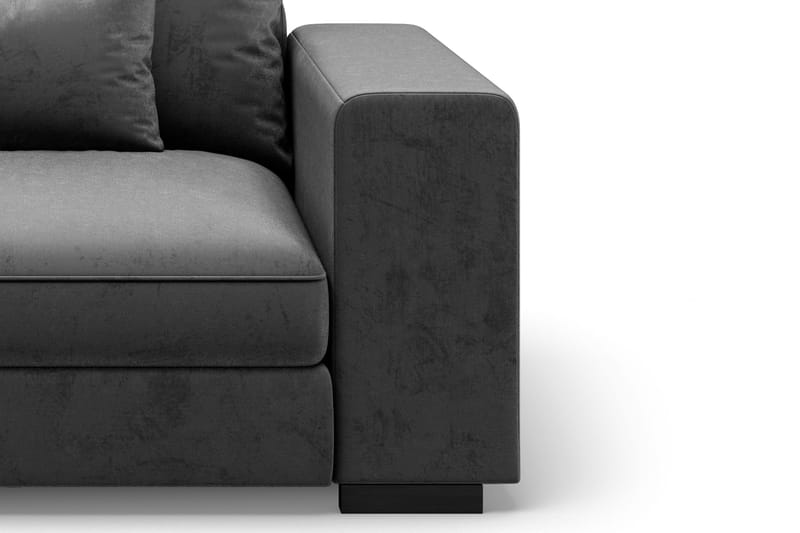 Dubai Armstöd Höger Sammet - Mörkgrå - Möbler - Soffa - Modulsoffor - Övriga moduler till modulsoffa