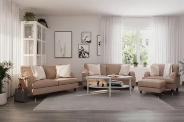 Howard Classic Armstödsskydd 2-pack - Mörkbeige - Möbler - Soffa - Sofftillbehör - Armstöd soffa