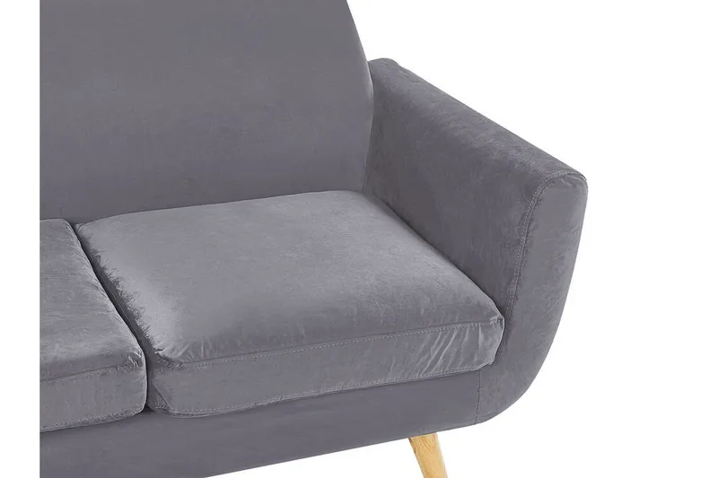 Jeancourt 2-sits Soffklädsel - Sammet/Grå - Möbler - Soffa - Sofftillbehör